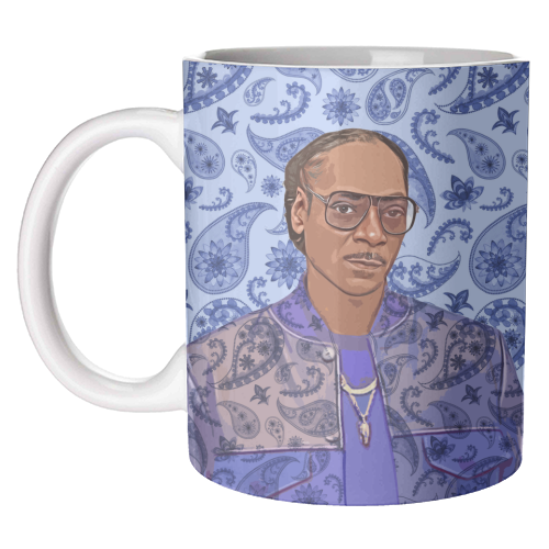 Paisley Snoop - unique mug by DOLLY WOLFE