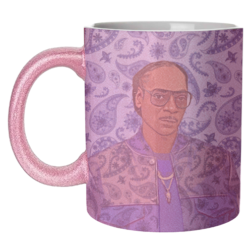 Paisley Snoop - unique mug by DOLLY WOLFE