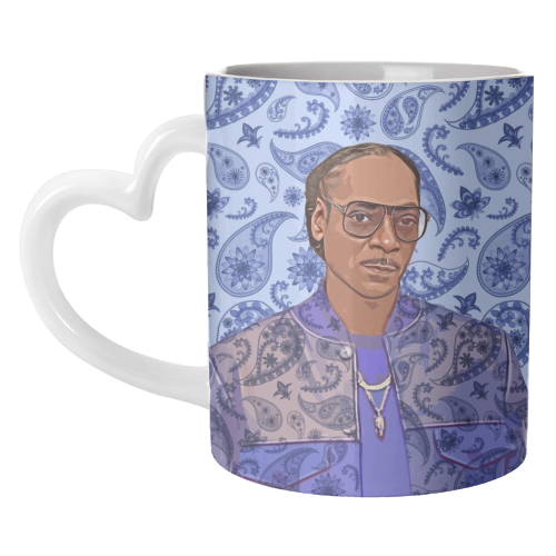 Paisley Snoop - unique mug by DOLLY WOLFE