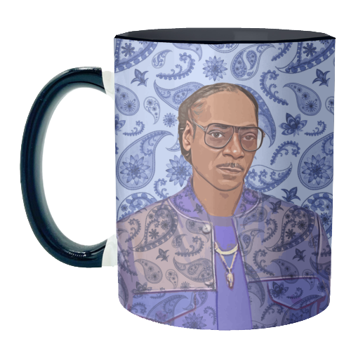 Paisley Snoop - unique mug by DOLLY WOLFE