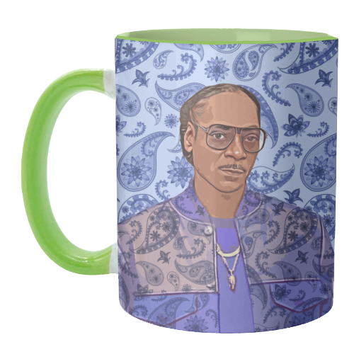 Paisley Snoop - unique mug by DOLLY WOLFE