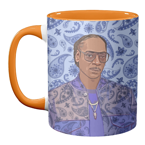Paisley Snoop - unique mug by DOLLY WOLFE