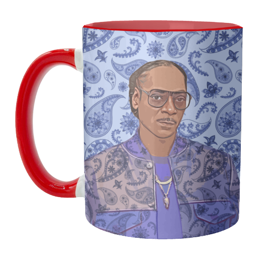 Paisley Snoop - unique mug by DOLLY WOLFE