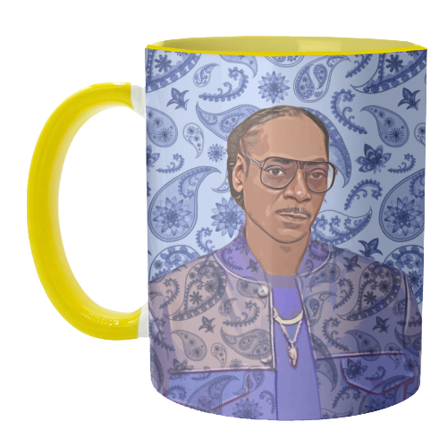 Paisley Snoop - unique mug by DOLLY WOLFE