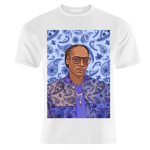 Paisley Snoop - unique t shirt by DOLLY WOLFE