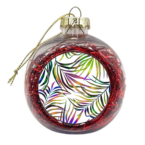 Palm Dance - xmas bauble by Uma Prabhakar Gokhale
