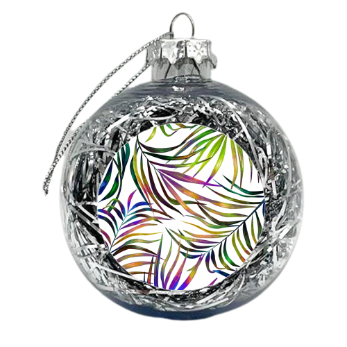 Palm Dance - xmas bauble by Uma Prabhakar Gokhale
