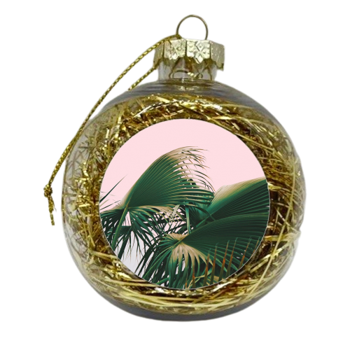 Palm Love - xmas bauble by Uma Prabhakar Gokhale