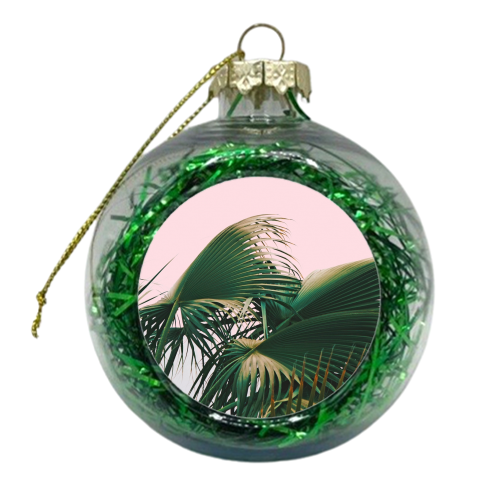 Palm Love - xmas bauble by Uma Prabhakar Gokhale
