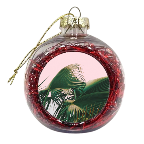 Palm Love - xmas bauble by Uma Prabhakar Gokhale