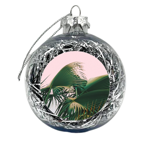 Palm Love - xmas bauble by Uma Prabhakar Gokhale