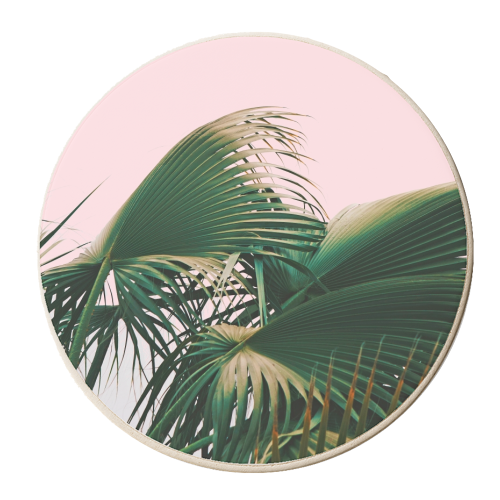 Palm Love - personalised beer coaster by Uma Prabhakar Gokhale