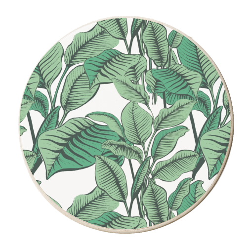 Palm - personalised beer coaster by Wallace Elizabeth