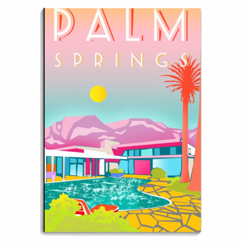 PALM SPRINGS - personalised A4, A5, A6 notebook by Wallace Elizabeth