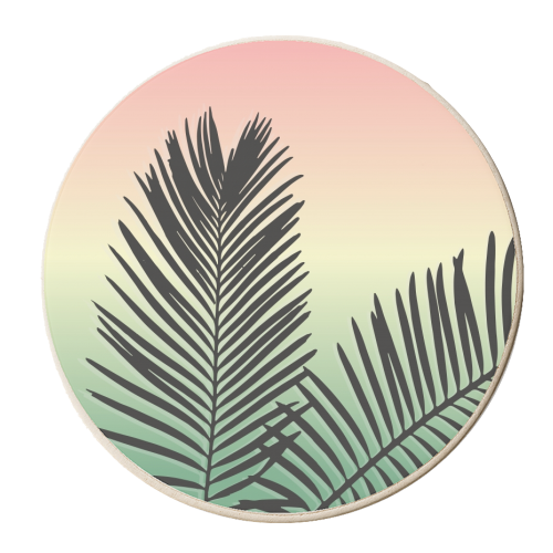 Palm Springs - personalised beer coaster by The Native State