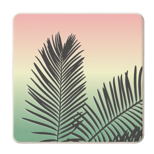 Palm Springs - personalised beer coaster by The Native State