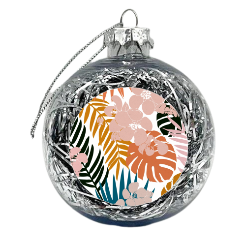 Palms & Bloom - xmas bauble by Uma Prabhakar Gokhale