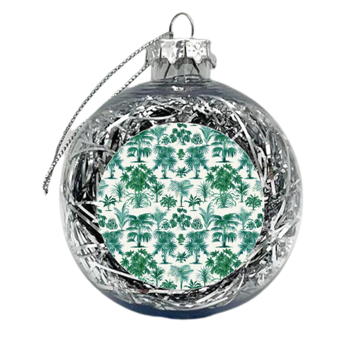 Palms - xmas bauble by Wallace Elizabeth