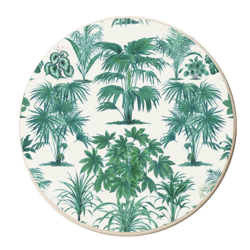 Palms - personalised beer coaster by Wallace Elizabeth