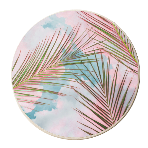 Palms + Sky - personalised beer coaster by Uma Prabhakar Gokhale