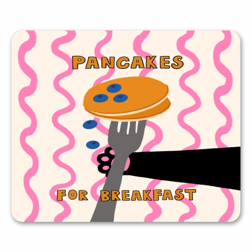 Pancakes For Breakfast - mouse mat by The Paper Tail