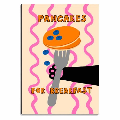 Pancakes For Breakfast - personalised A4, A5, A6 notebook by The Paper Tail