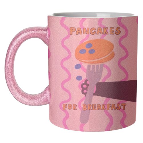 Pancakes For Breakfast - unique mug by The Paper Tail