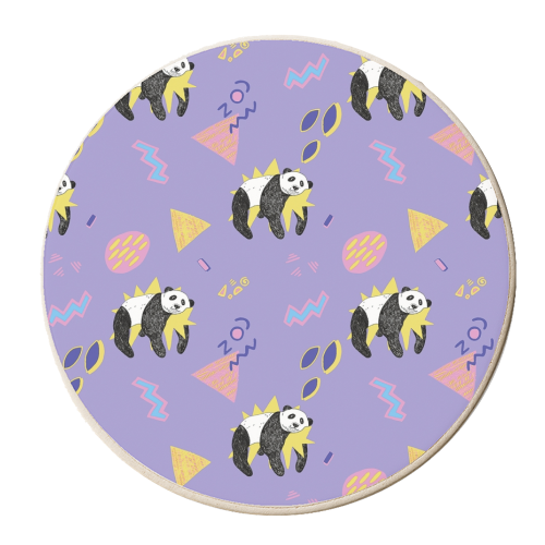 Panda Lullaby - personalised beer coaster by Dawn Welch