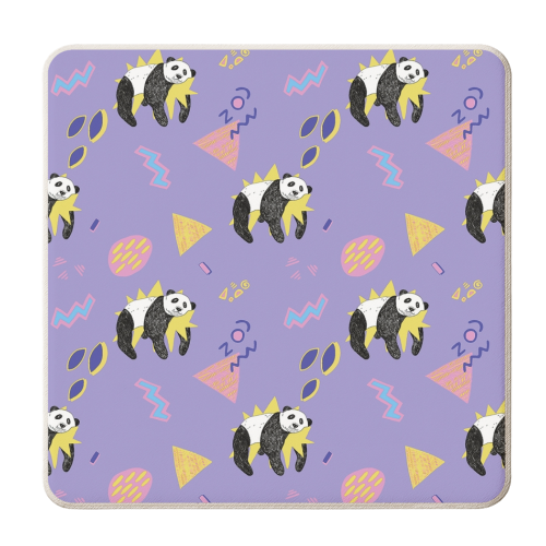 Panda Lullaby - personalised beer coaster by Dawn Welch