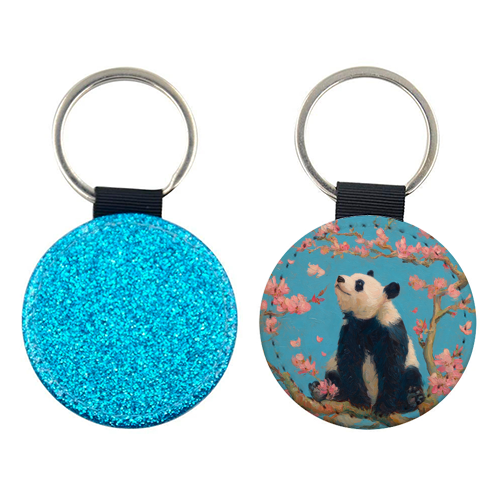 Panda on tree - keyring by DejaReve