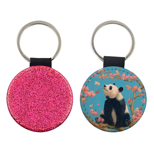 Panda on tree - keyring by DejaReve