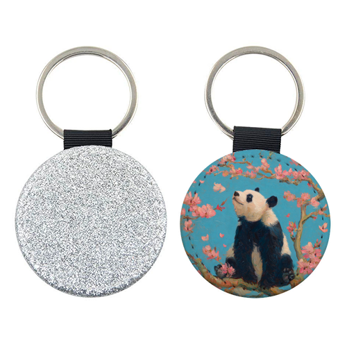Panda on tree - keyring by DejaReve