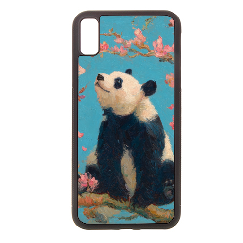 Panda on tree - stylish phone case by DejaReve