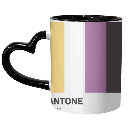 Pantone Non Binary Queer Giftwear - unique mug by AbiGoLucky