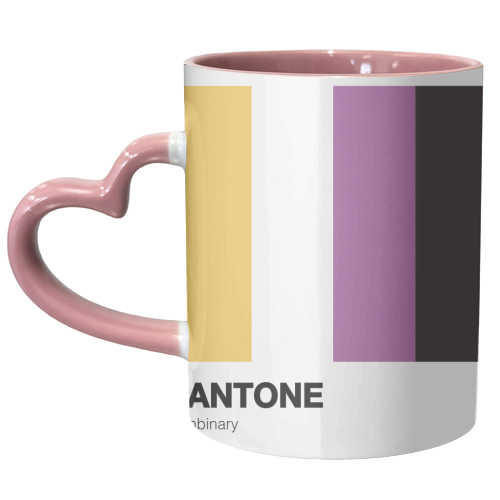 Pantone Non Binary Queer Giftwear - unique mug by AbiGoLucky