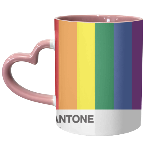Pantone Queer LGBTQ+ Gay Giftware - unique mug by AbiGoLucky