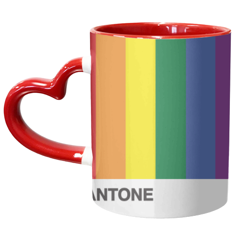Pantone Queer LGBTQ+ Gay Giftware - unique mug by AbiGoLucky