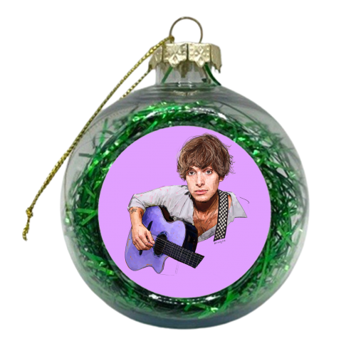 Paolo - xmas bauble by Beverley Rae