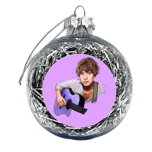 Paolo - xmas bauble by Beverley Rae