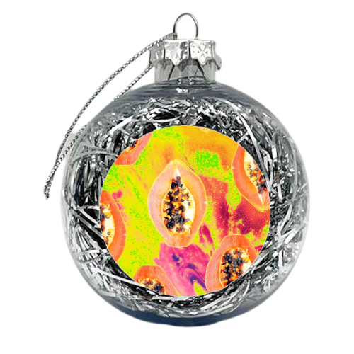 papaya - xmas bauble by Uma Prabhakar Gokhale