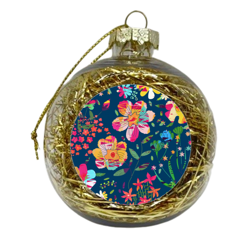 Paper Floral - xmas bauble by Uma Prabhakar Gokhale