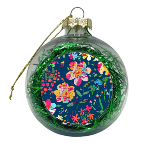 Paper Floral - xmas bauble by Uma Prabhakar Gokhale