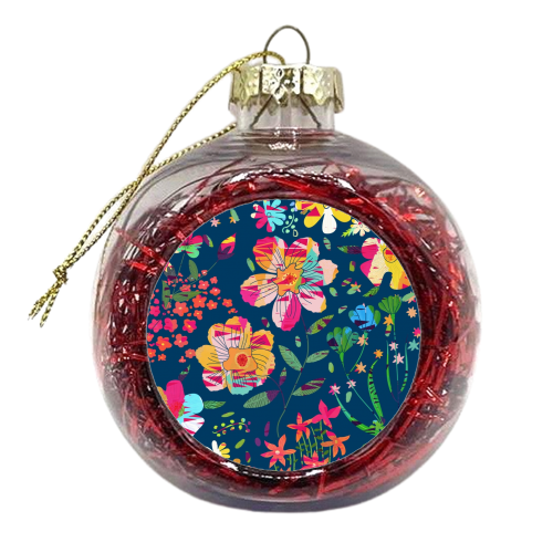 Paper Floral - xmas bauble by Uma Prabhakar Gokhale