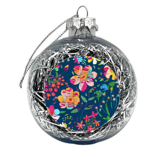 Paper Floral - xmas bauble by Uma Prabhakar Gokhale