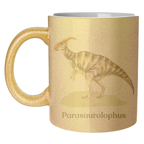 Parasaurolophus - unique mug by Gal Design