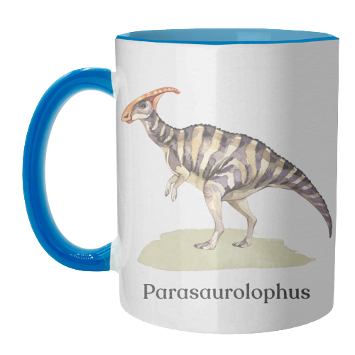 Parasaurolophus - unique mug by Gal Design