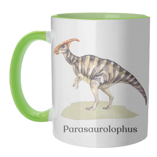 Parasaurolophus - unique mug by Gal Design