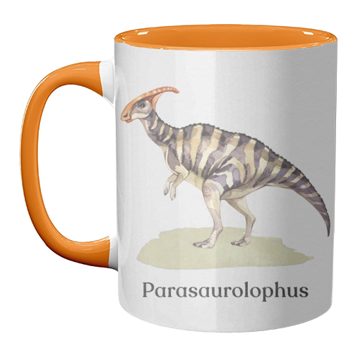 Parasaurolophus - unique mug by Gal Design