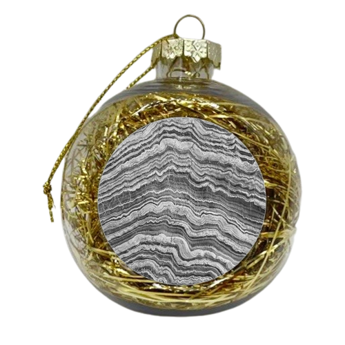 Parc-an-als Cliff - xmas bauble by Jo Davies