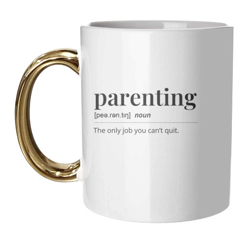 Parenting Definition - unique mug by Pink and Pip
